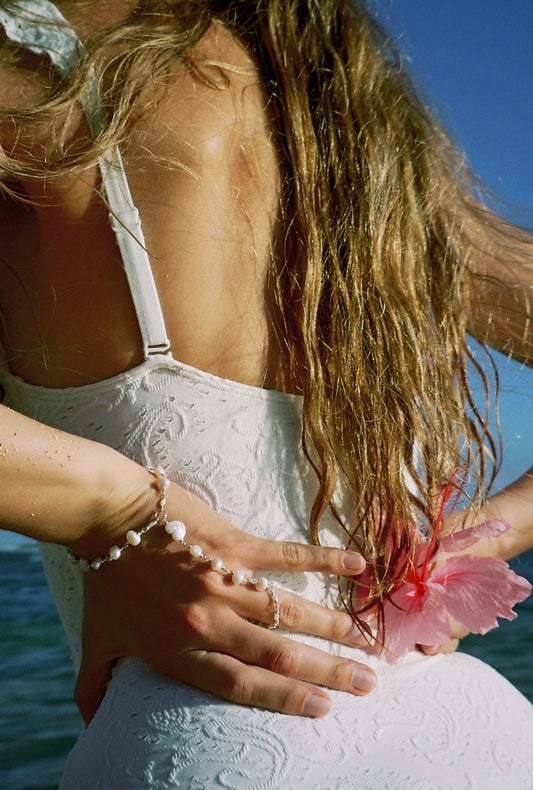 Pearl Drift Wristlet